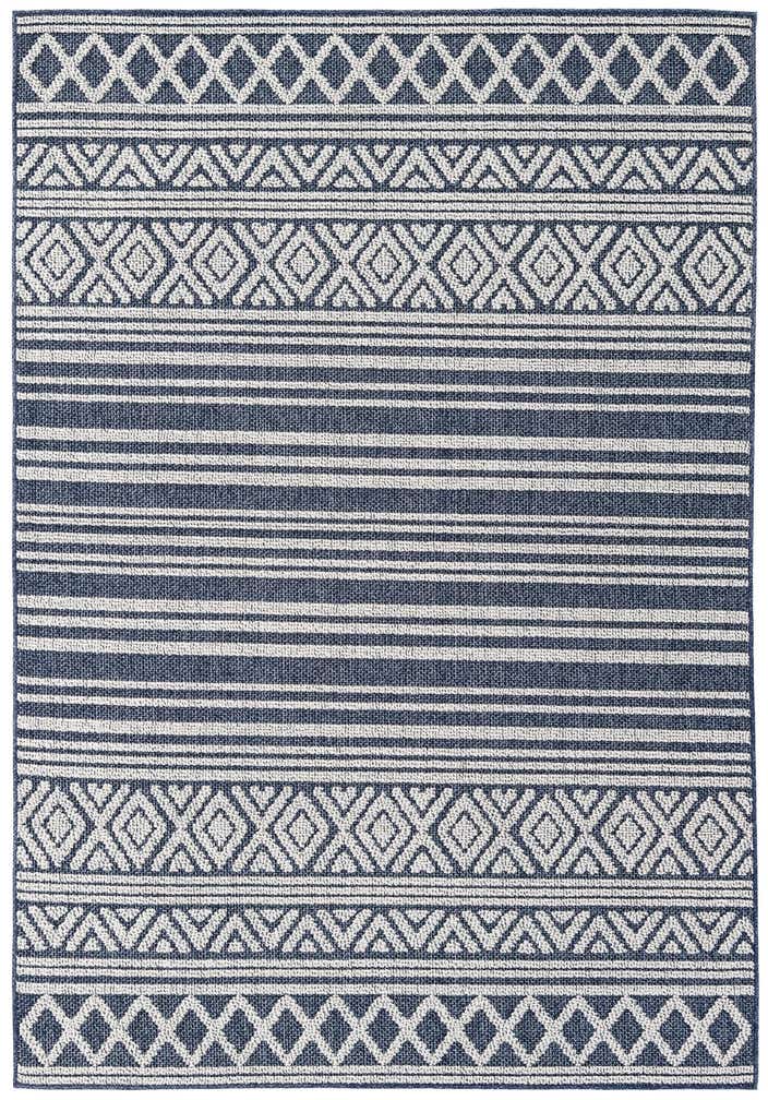 5' 3 x 7' 8 Easy-Clean Modern Indoor / Outdoor Rug