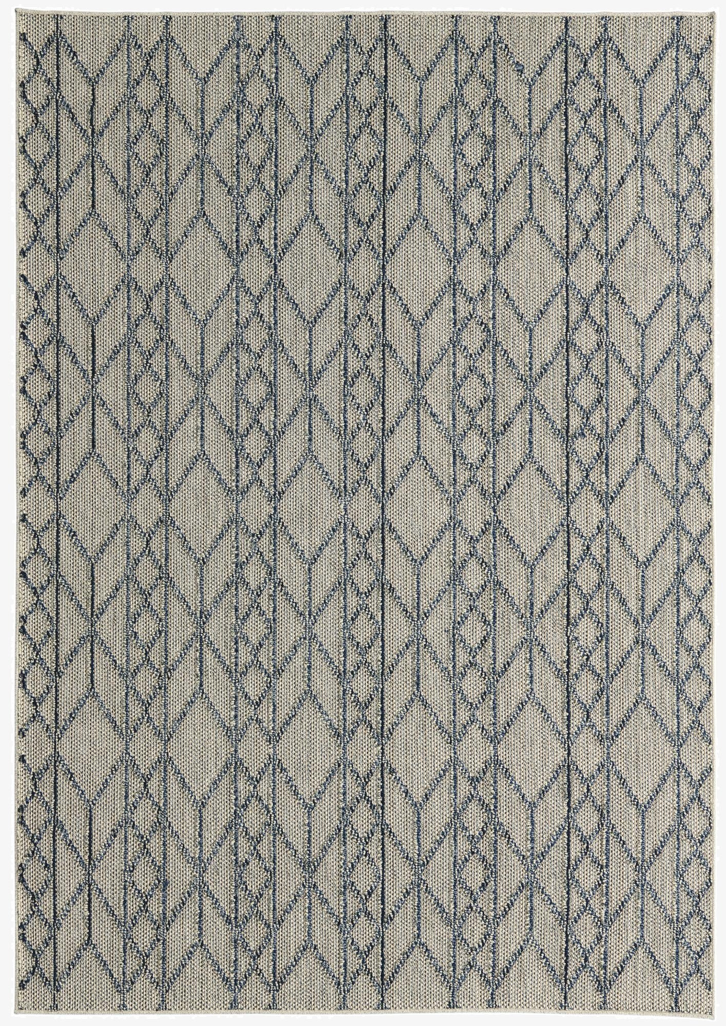 5' 3 x 7' 6  Washable Modern Indoor / Outdoor Rug