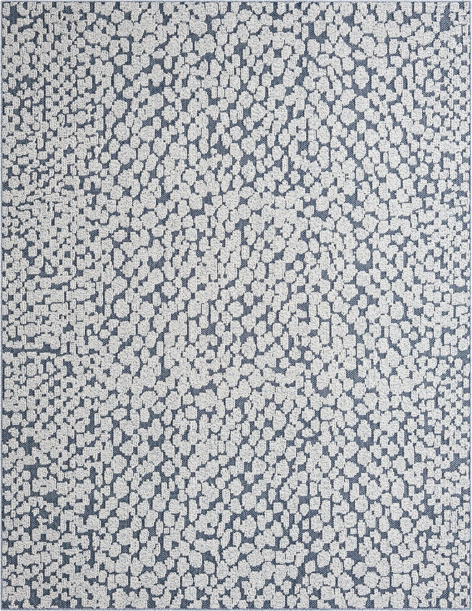 Primary image 7' 10 x 10'  Washable Safari Indoor / Outdoor Rug