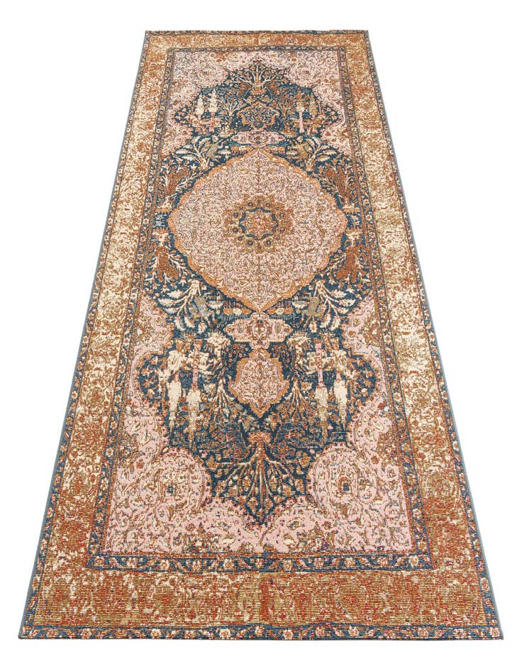Detail image of 5' 3 x 7' 8 Easy-Clean Traditional Indoor / Outdoor Rug
