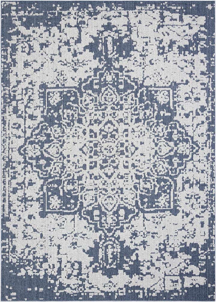 10' x 14' 1 Easy-Clean Traditional Indoor / Outdoor Rug