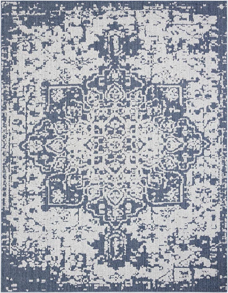 Detail image of 10' x 14' 1 Easy-Clean Traditional Indoor / Outdoor Rug