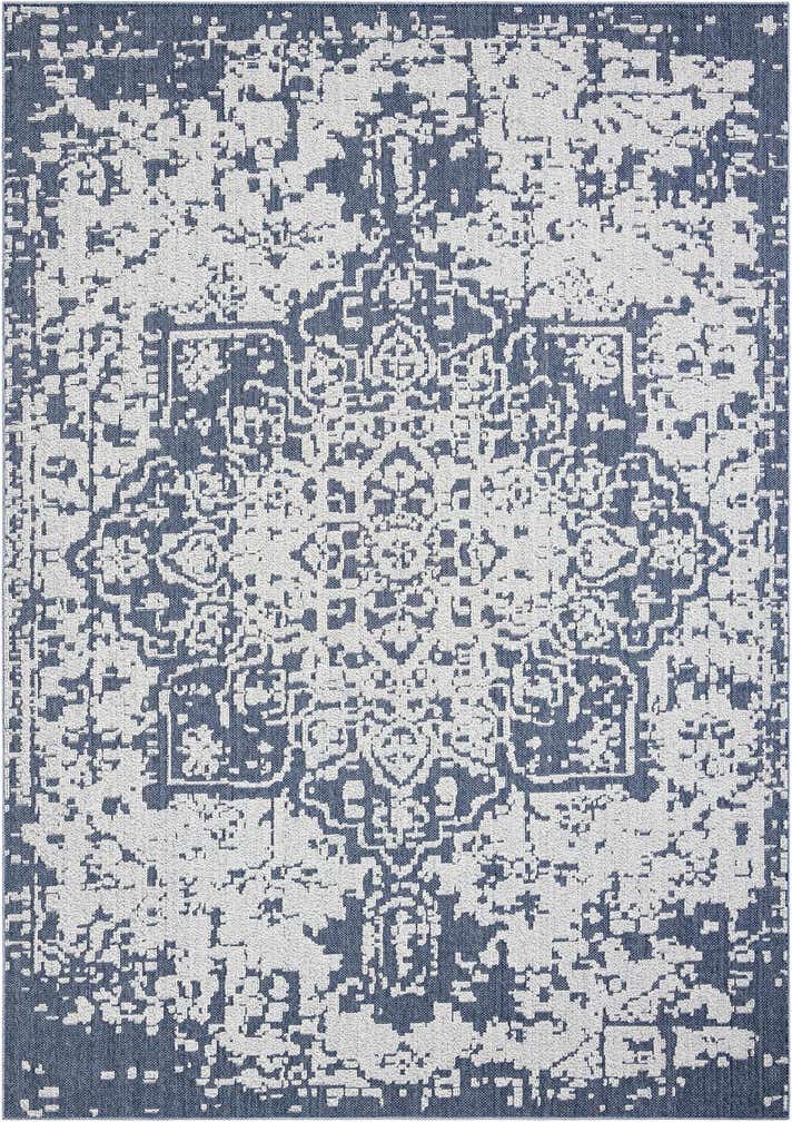10' x 14' 1 Easy-Clean Traditional Indoor / Outdoor Rug