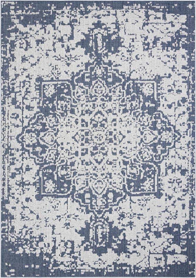 Detail image of 10' x 14' 1 Easy-Clean Traditional Indoor / Outdoor Rug