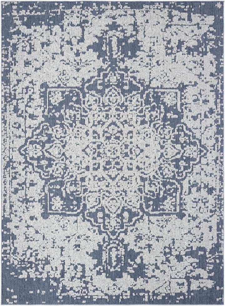 9' x 12' Easy-Clean Traditional Indoor / Outdoor Rug