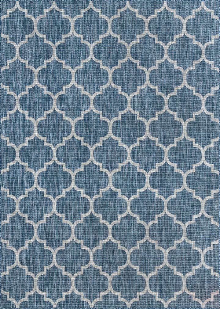 7' x 10' Easy-Clean Trellis Indoor / Outdoor Rug