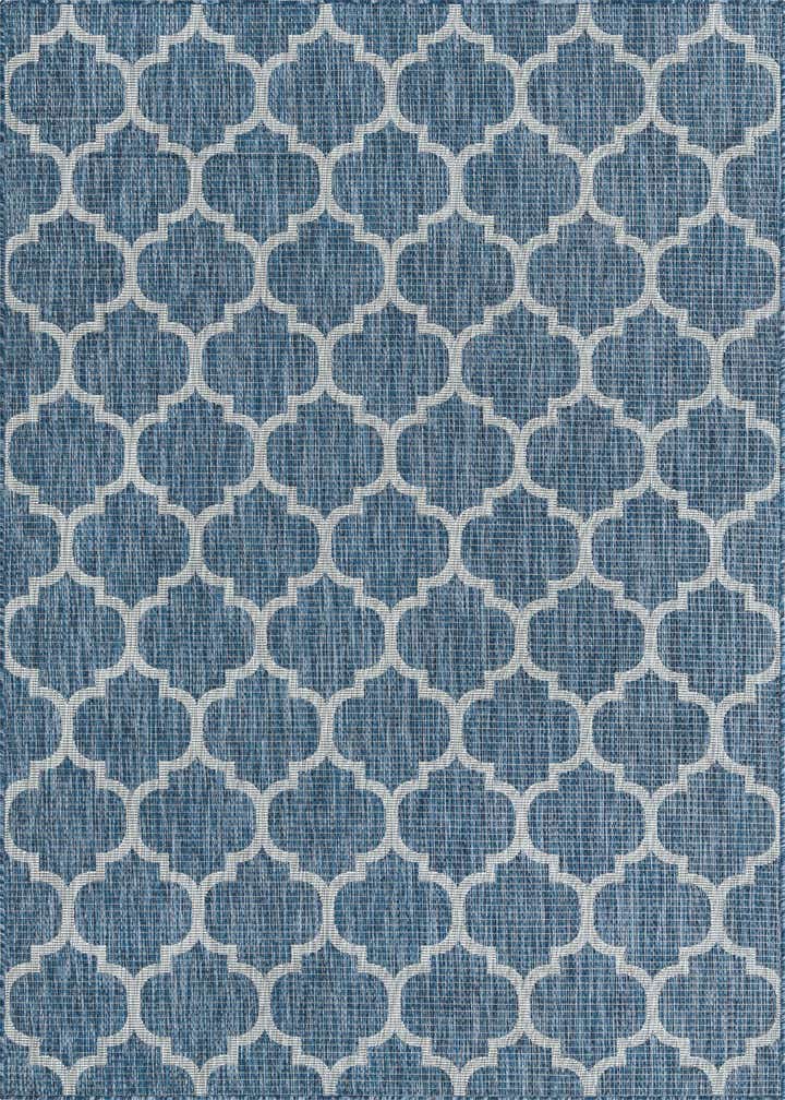 6' x 9' Easy-Clean Trellis Indoor / Outdoor Rug