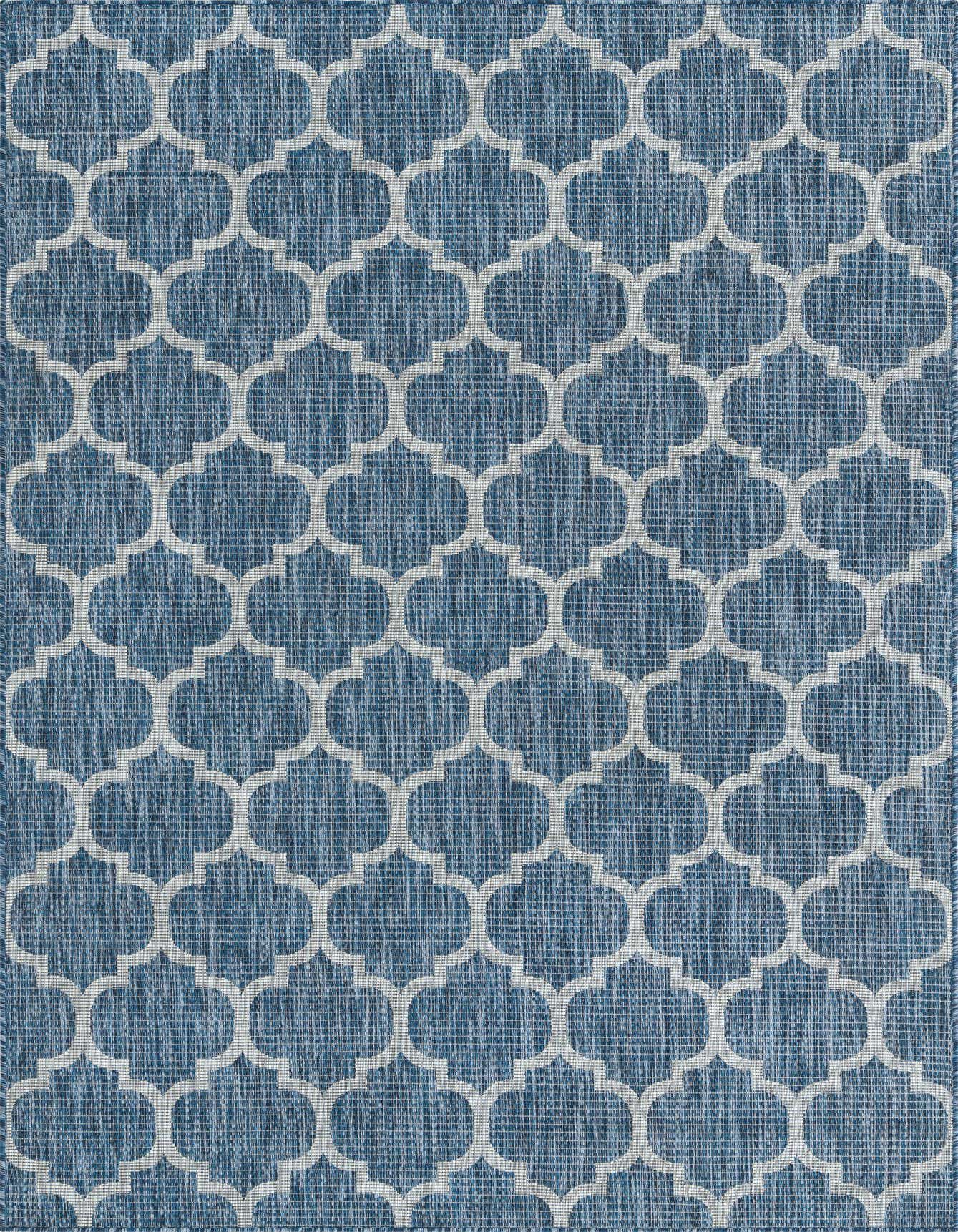 6' x 9' Easy-Clean Trellis Indoor / Outdoor Rug