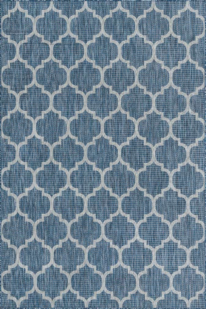 6' x 9' Easy-Clean Trellis Indoor / Outdoor Rug