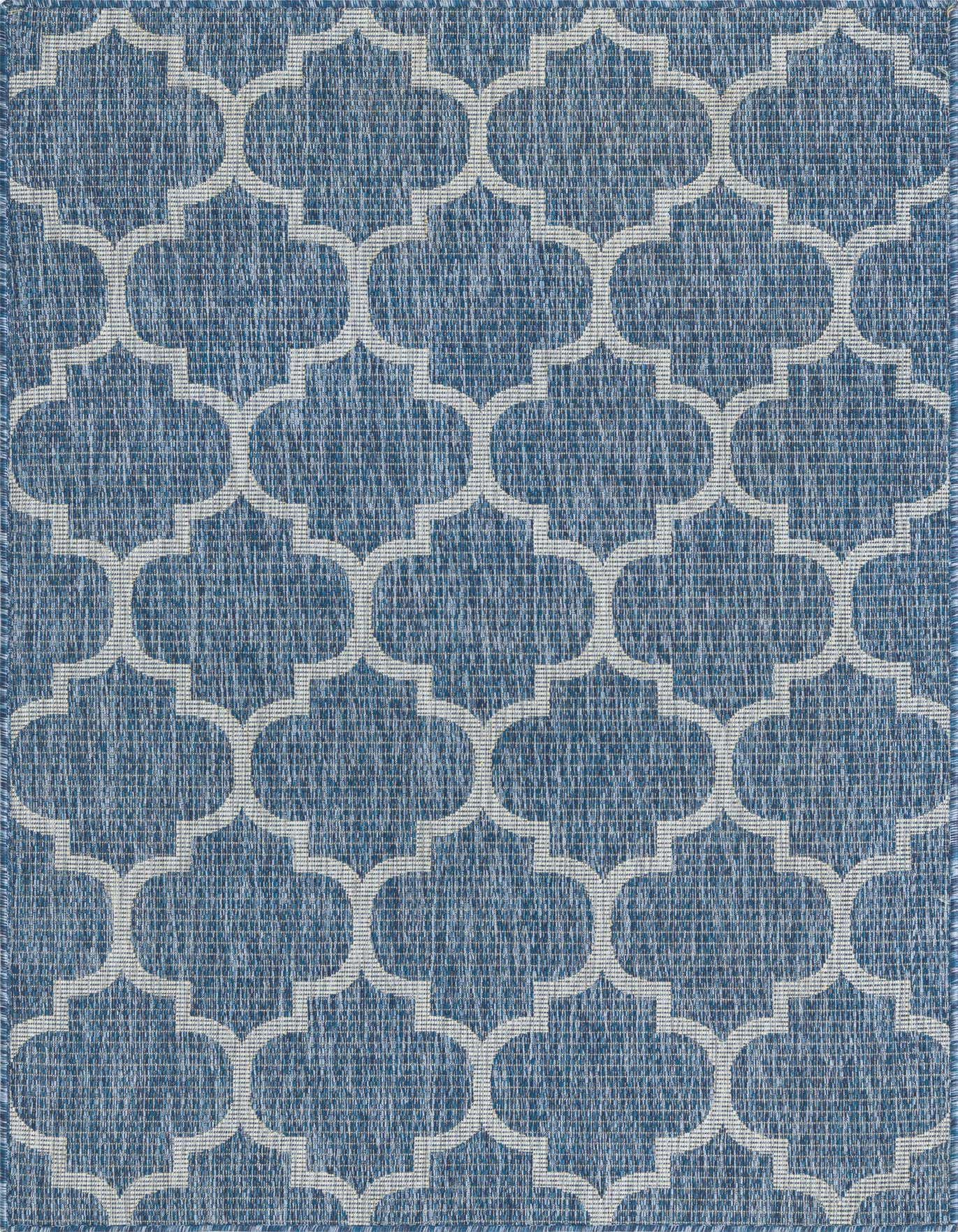 4' x 6' Easy-Clean Trellis Indoor / Outdoor Rug
