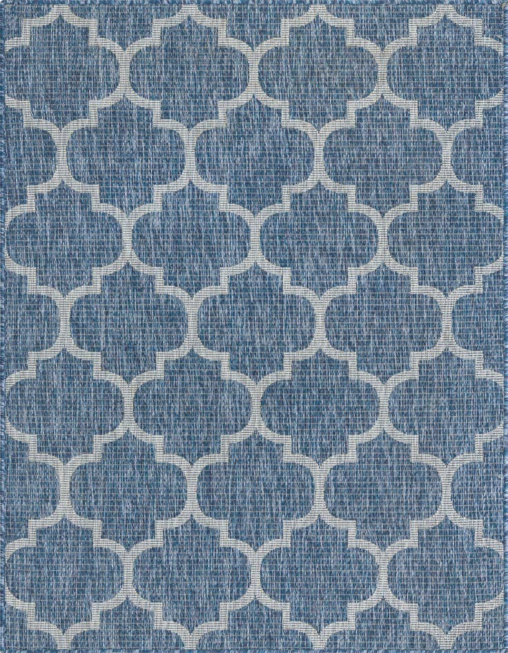 Detail image of 4' x 6' Easy-Clean Trellis Indoor / Outdoor Rug