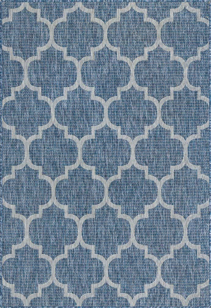 4' x 6' Easy-Clean Trellis Indoor / Outdoor Rug