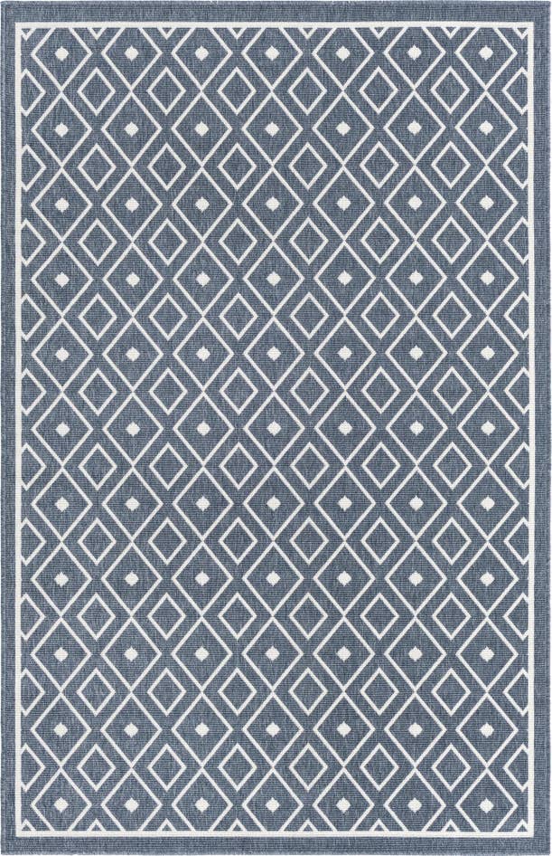 Detail image of 5' 3 x 8' Easy-Clean Trellis Indoor / Outdoor Rug