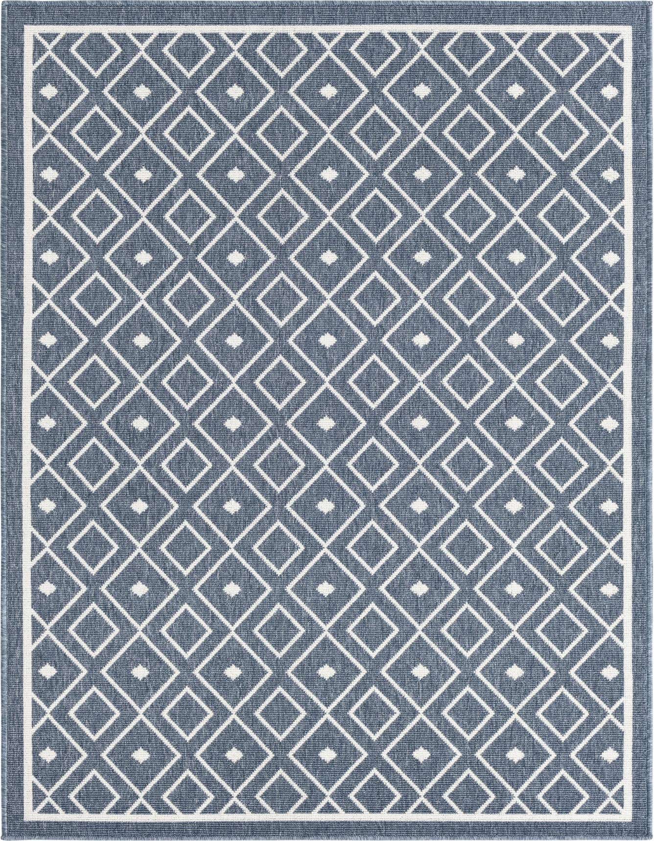 4' x 6' Easy-Clean Trellis Indoor / Outdoor Rug