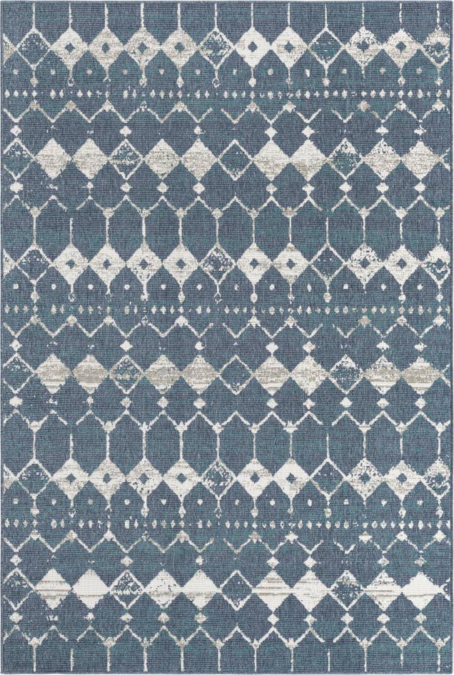 Detail image of 6' x 9' Easy-Clean Trellis Indoor / Outdoor Rug