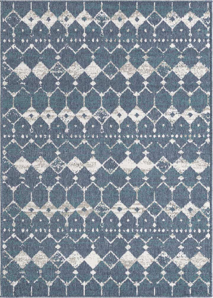 4' x 6' Easy-Clean Trellis Indoor / Outdoor Rug