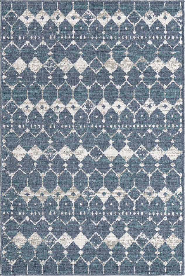 Detail image of 4' x 6' Easy-Clean Trellis Indoor / Outdoor Rug