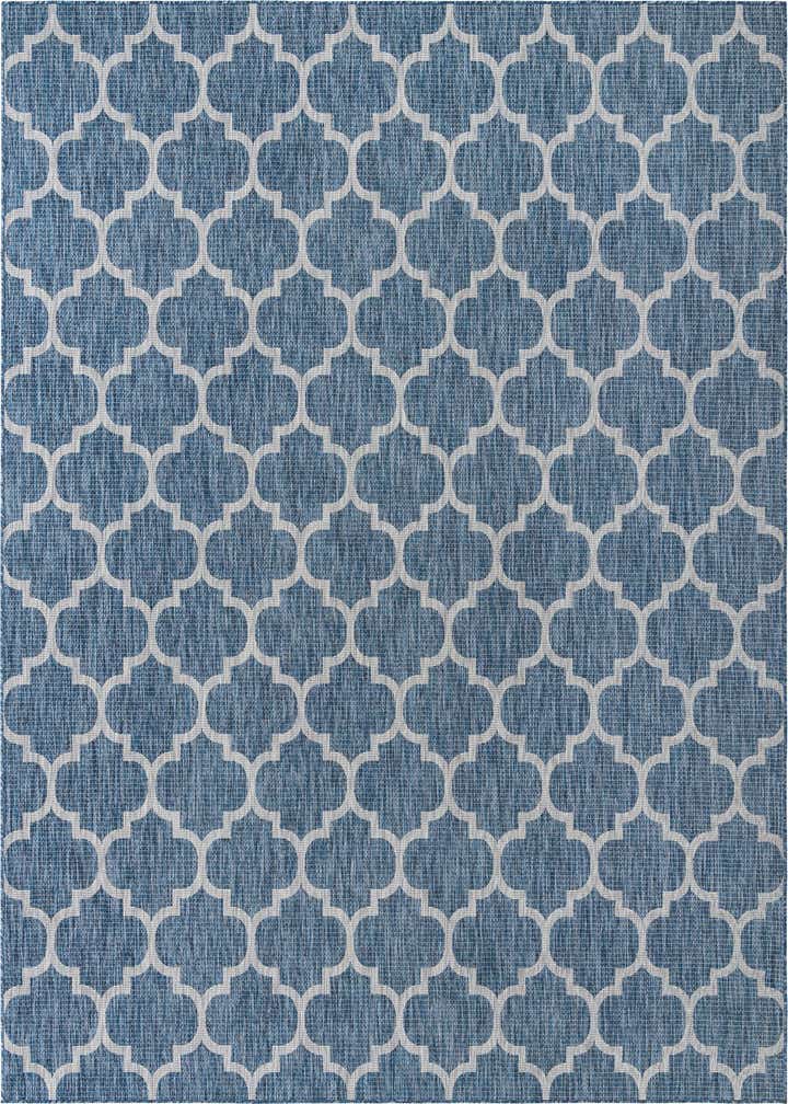 10' x 14' Easy-Clean Trellis Indoor / Outdoor Rug