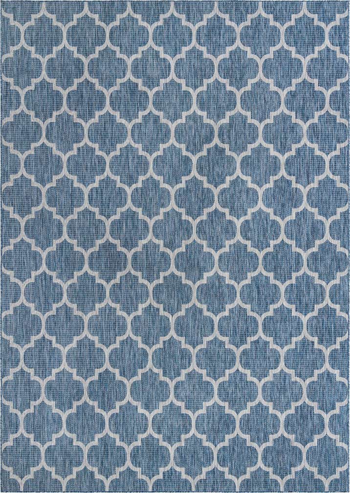 10' x 13' Easy-Clean Trellis Indoor / Outdoor Rug