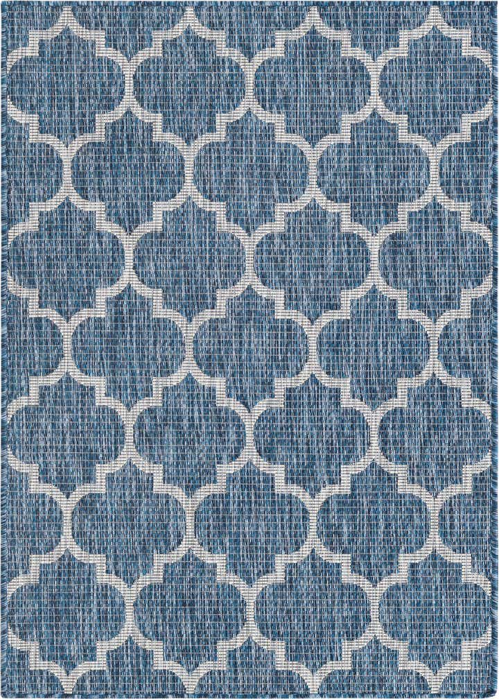 3' x 5' 3 Easy-Clean Trellis Indoor / Outdoor Rug