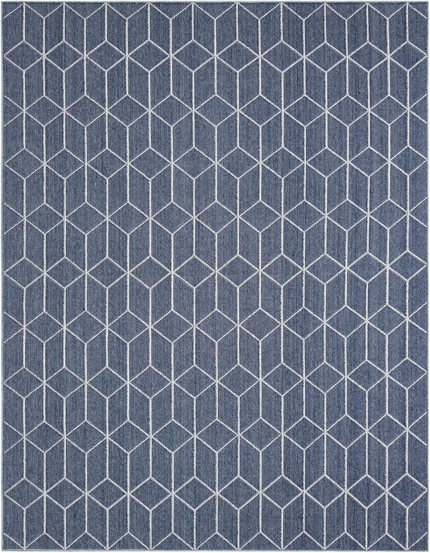 10' x 14' 1 Easy-Clean Trellis Indoor / Outdoor Rug