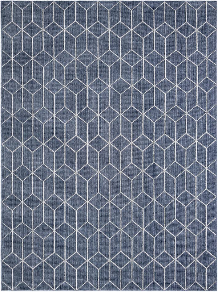 Detail image of 10' x 14' 1 Easy-Clean Trellis Indoor / Outdoor Rug