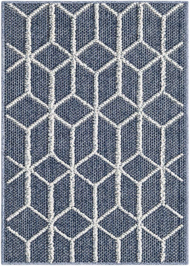 2' x 3' 1 Easy-Clean Trellis Indoor / Outdoor Rug
