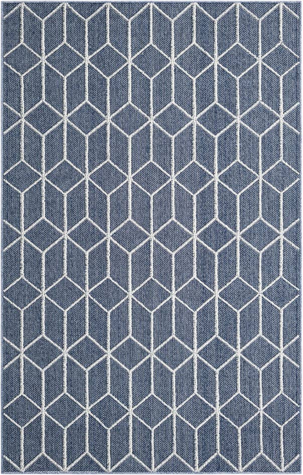 Detail image of 5' 3 x 8' Easy-Clean Trellis Indoor / Outdoor Rug