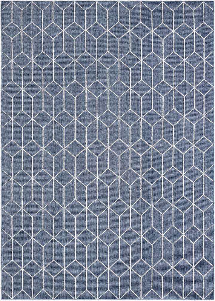9' x 12' Easy-Clean Trellis Indoor / Outdoor Rug