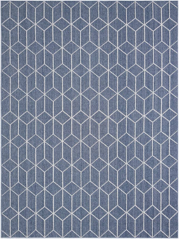 Detail image of 9' x 12' Easy-Clean Trellis Indoor / Outdoor Rug