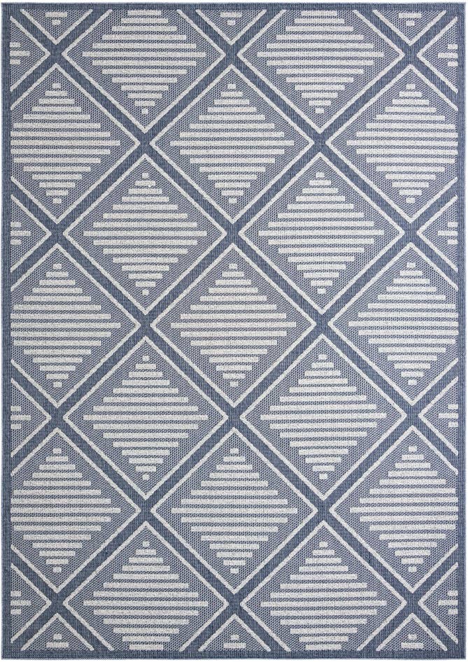 Detail image of 10' x 14' Easy-Clean Trellis Indoor / Outdoor Rug