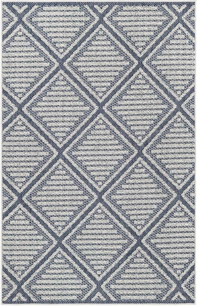 4' x 6' Easy-Clean Trellis Indoor / Outdoor Rug