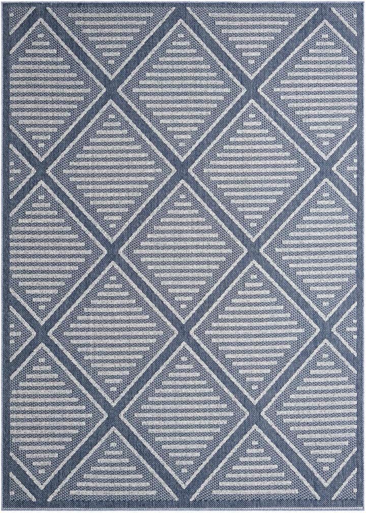 7' 10 x 10' Easy-Clean Trellis Indoor / Outdoor Rug