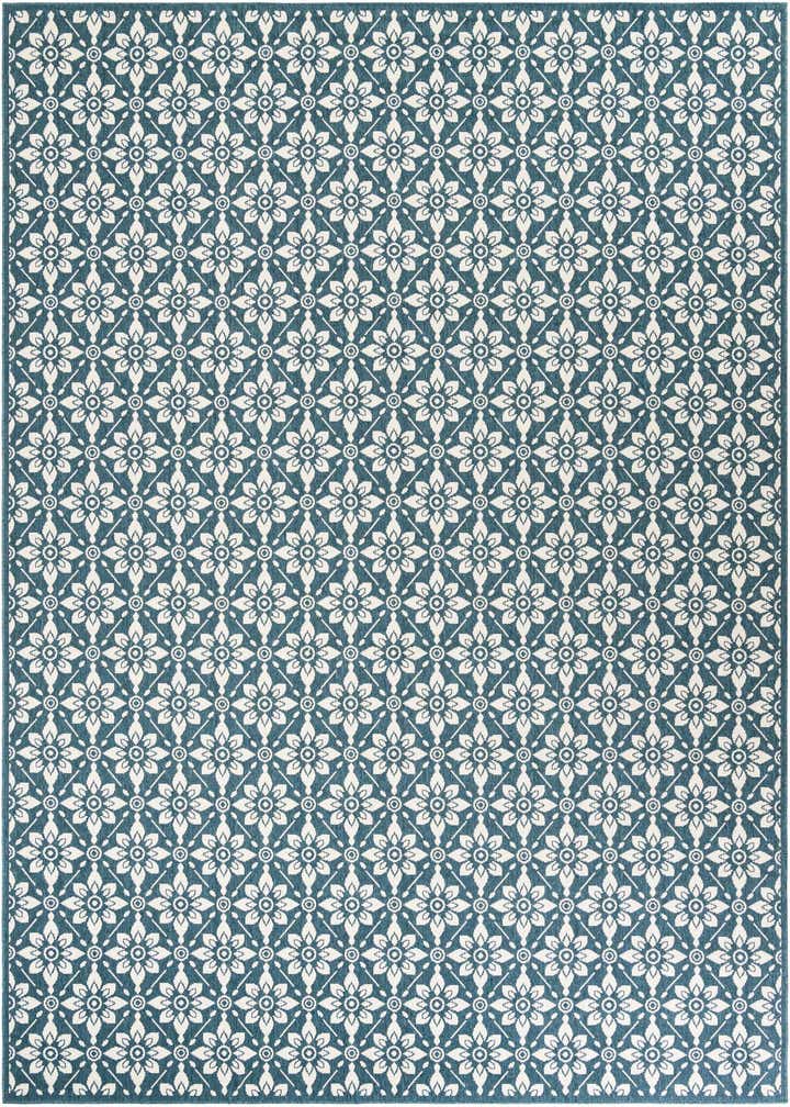 10' x 14' Easy-Clean Trellis Indoor / Outdoor Rug