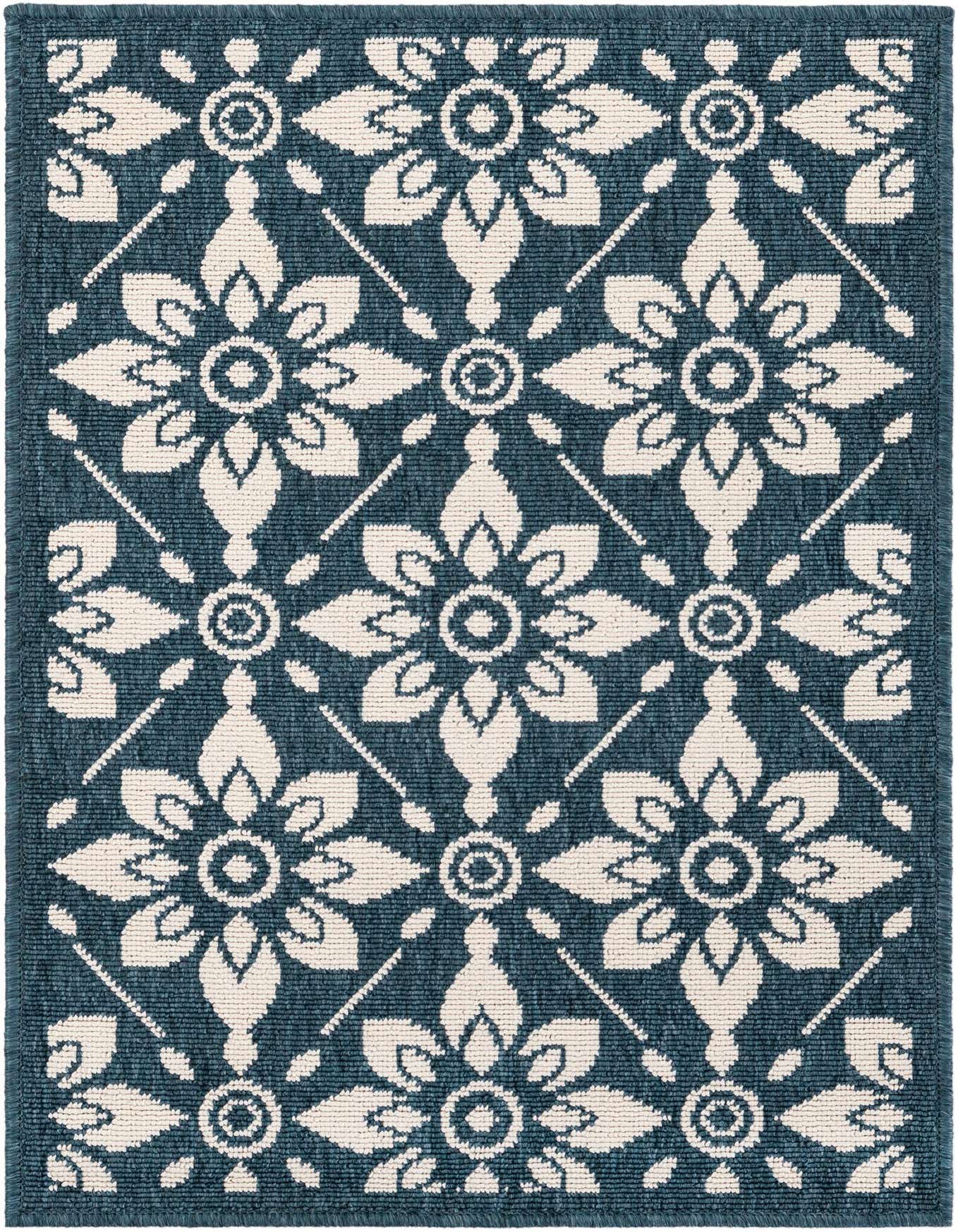 2' x 3' Easy-Clean Trellis Indoor / Outdoor Rug