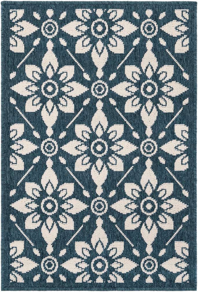 2' x 3' Easy-Clean Trellis Indoor / Outdoor Rug