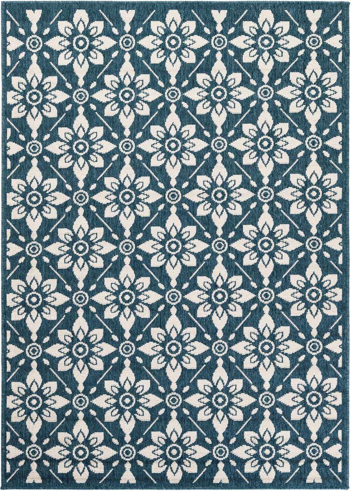 4' x 6' Easy-Clean Trellis Indoor / Outdoor Rug