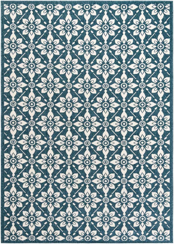 5' x 8' Easy-Clean Trellis Indoor / Outdoor Rug