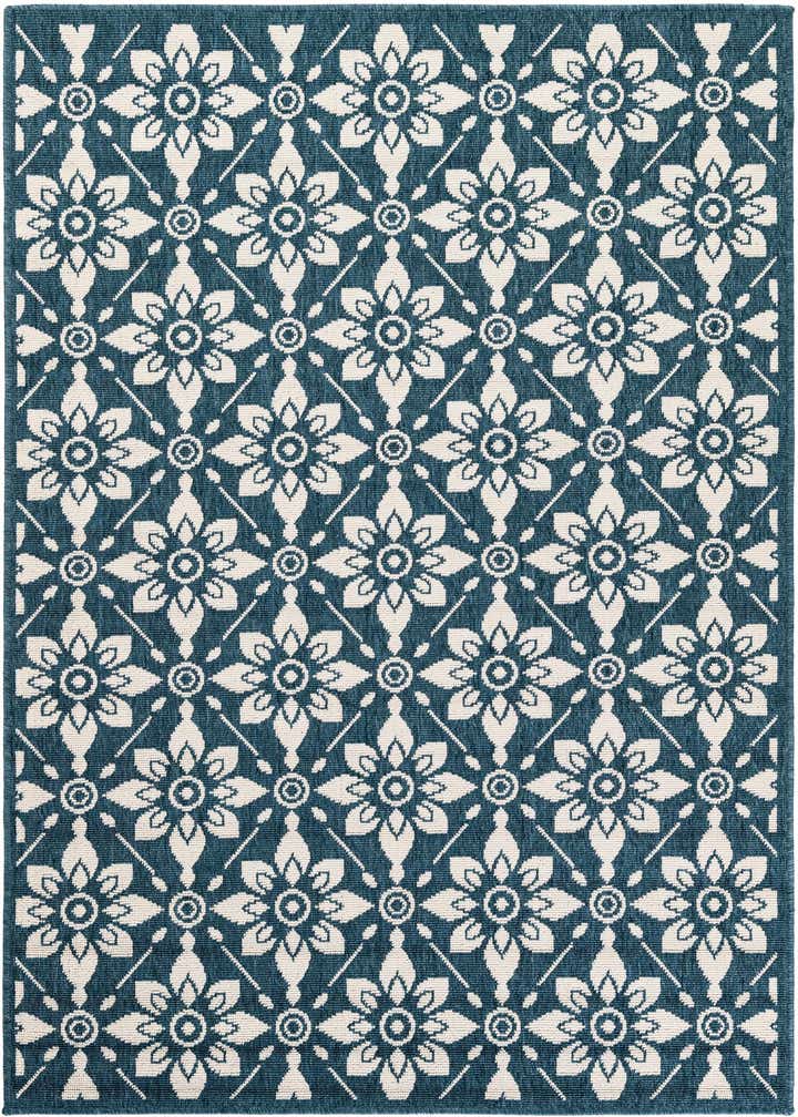 6' x 9' Easy-Clean Trellis Indoor / Outdoor Rug