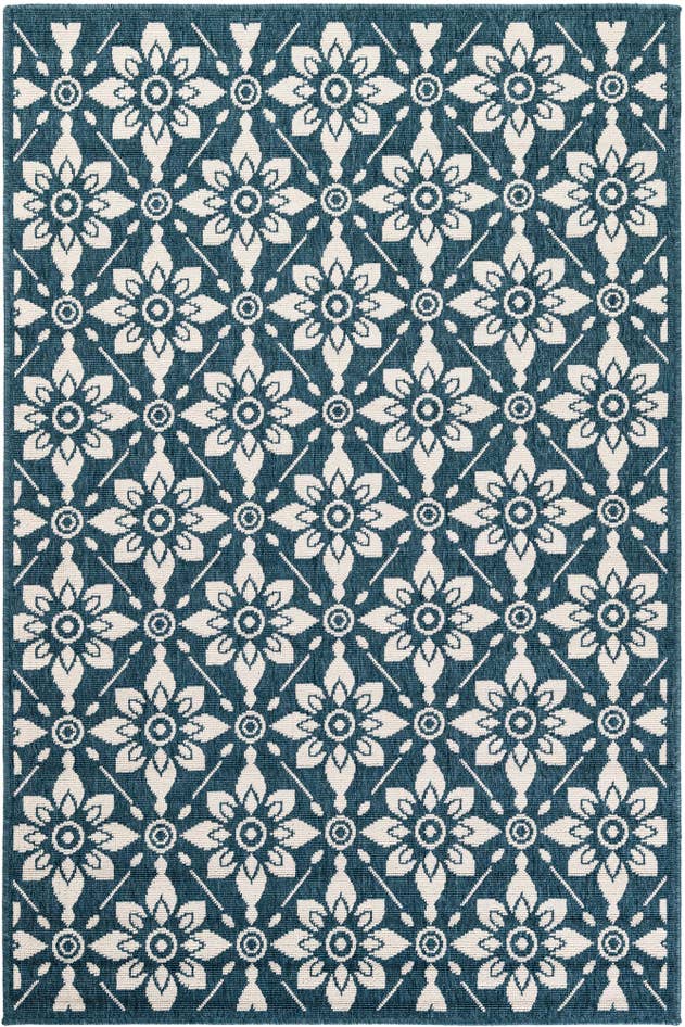 Detail image of 6' x 9' Easy-Clean Trellis Indoor / Outdoor Rug