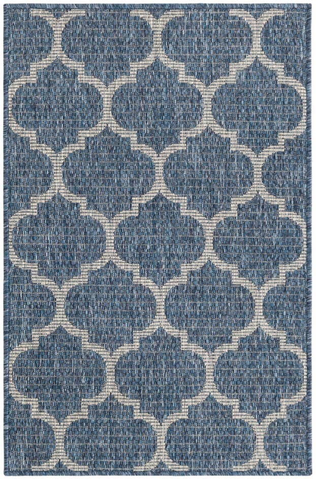 Detail image of 2' x 3' Easy-Clean Trellis Indoor / Outdoor Rug