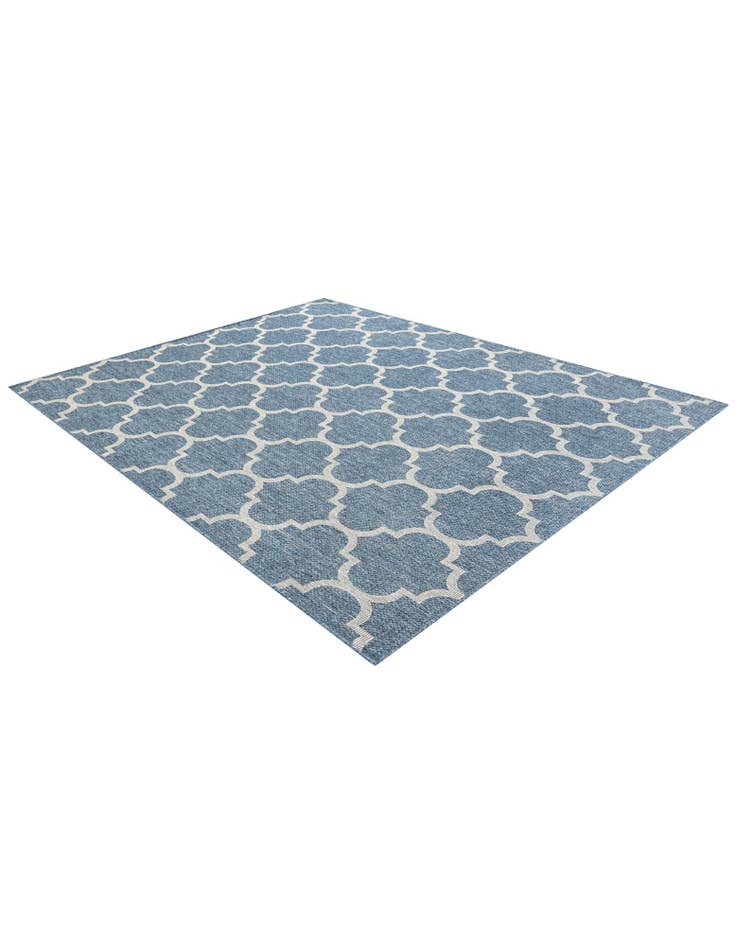 Detail image of 7' 10 x 10' Easy-Clean Trellis Indoor / Outdoor Rug