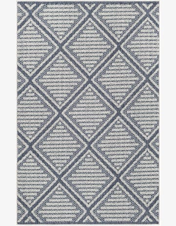 4' x 6' Easy-Clean Trellis Indoor / Outdoor Rug
