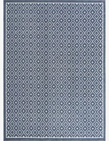 9' x 12' Easy-Clean Trellis Indoor / Outdoor Rug