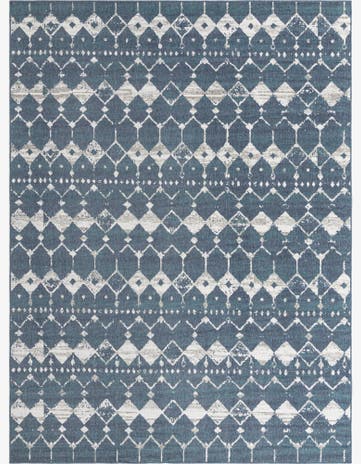 9' x 12' Easy-Clean Trellis Indoor / Outdoor Rug
