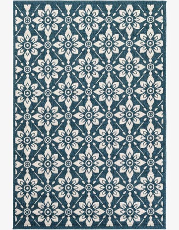 4' x 6' Easy-Clean Trellis Indoor / Outdoor Rug