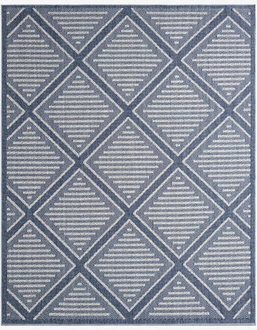 7' 10 x 10' Easy-Clean Trellis Indoor / Outdoor Rug