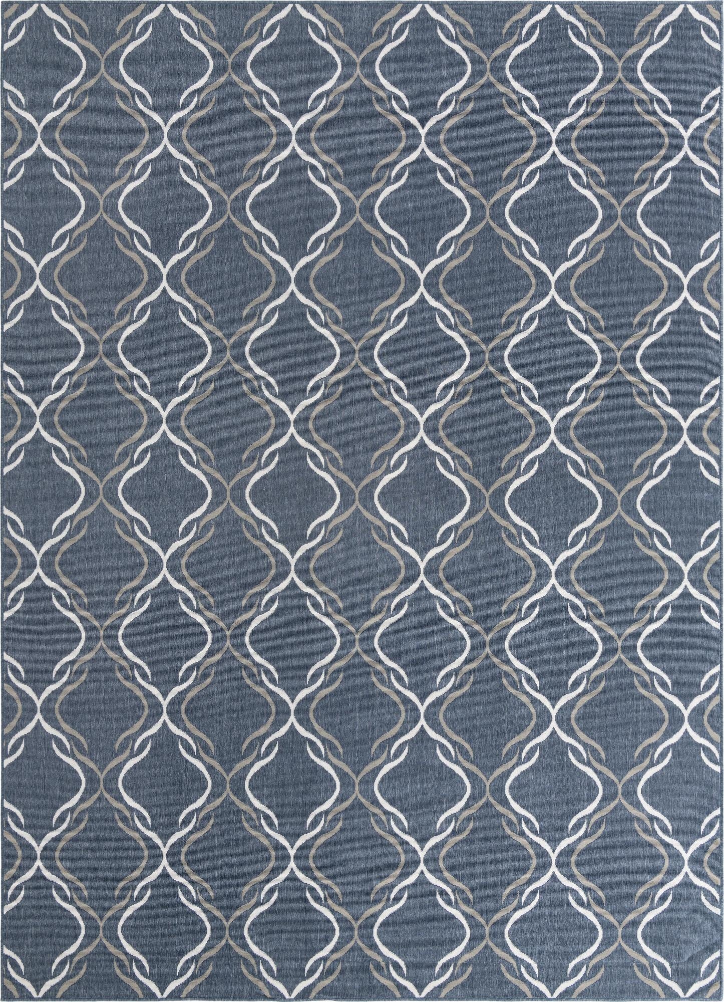 9' x 12' Washable Trellis Indoor / Outdoor Rug