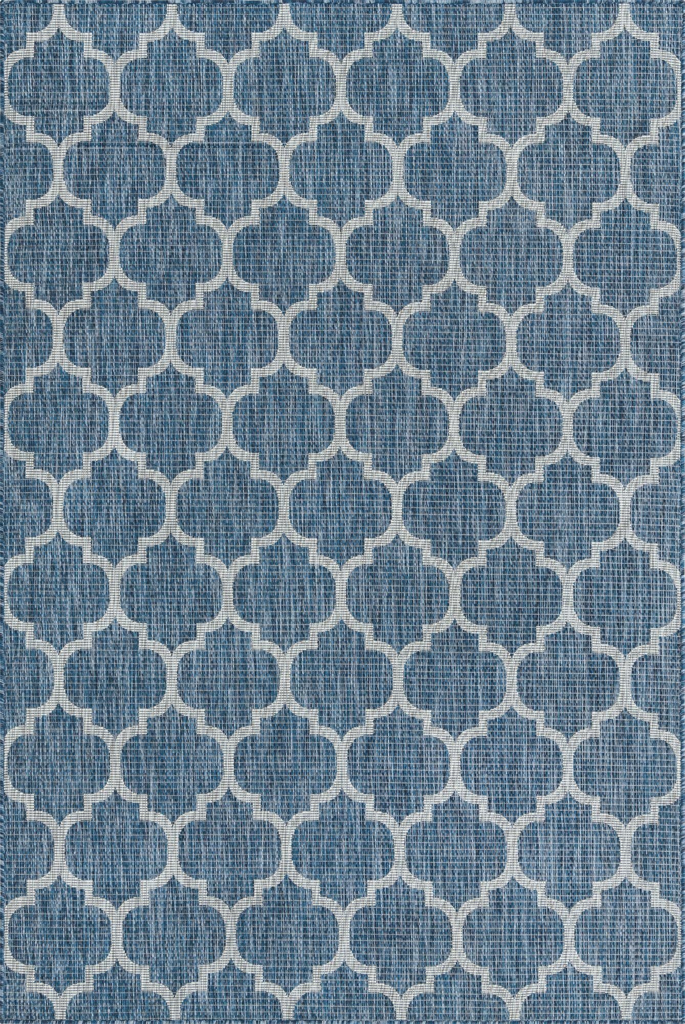 Primary image 6' x 9'  Washable Trellis Indoor / Outdoor Rug