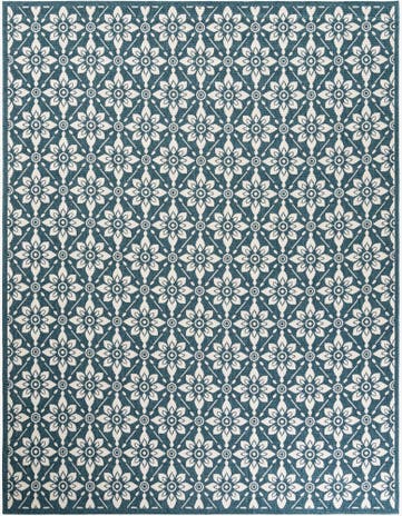 7' 10 x 10' Easy-Clean Trellis Indoor / Outdoor Rug